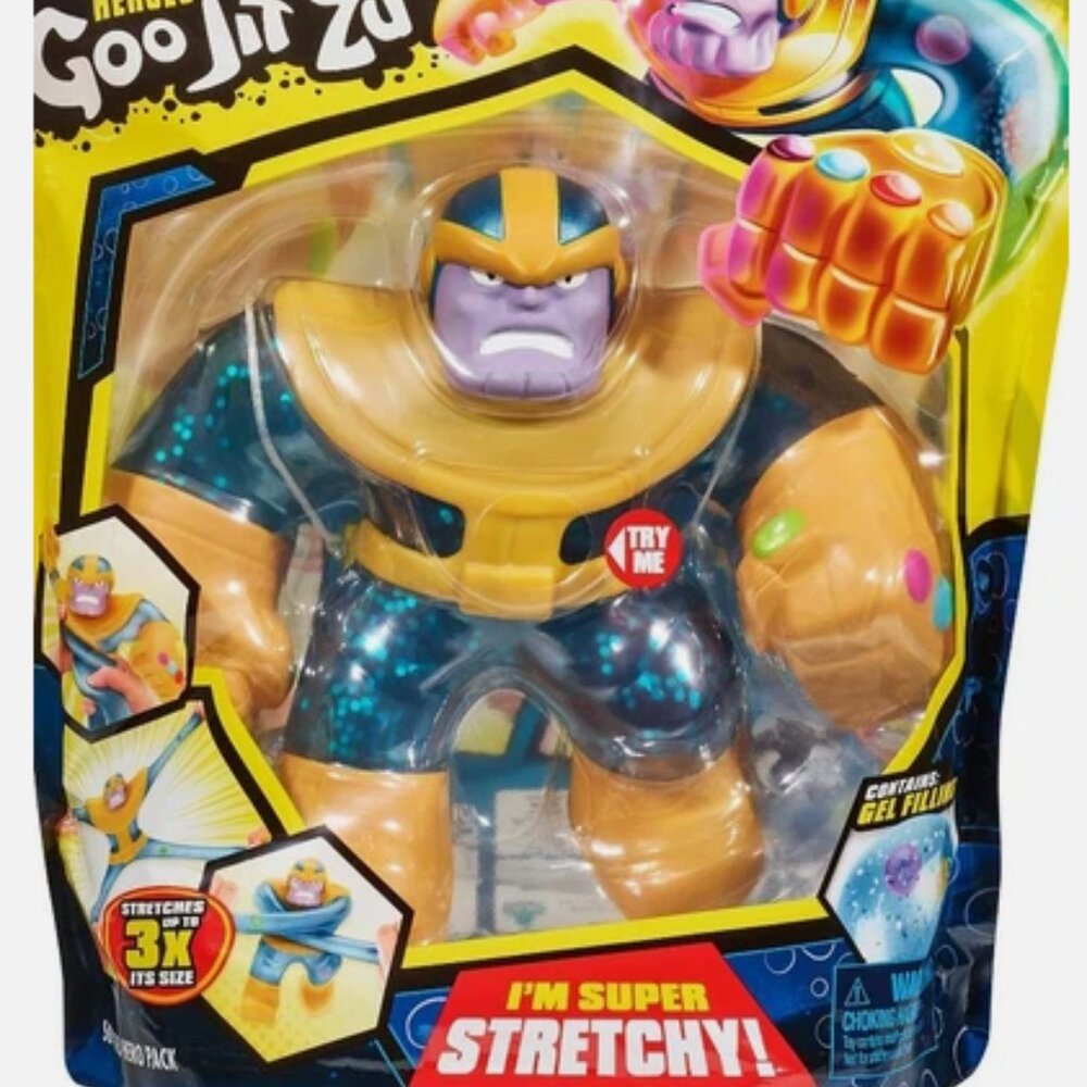 Heroes of Goo Jit Zu Marvel Supagoo Hero Pack - Thanos - Large 8 Inchs! Sealed